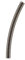 9135 N Fleischmann piccolo (mit Bettung) Gebogenes Gleis 30 ° 430 mm 1 St.