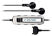 Nokia HS-69 - Auriculares de botón, plata