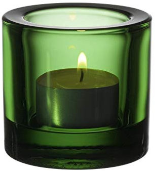 Iittala Kivi - Stimmungsbeleuchtung/Teelichthalter/Windlicht - Grün - Glas - Ø 6 cm - Höhe 6 cm