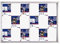 Vitrine PRO. Cadre en aluminium anodisé. portes coulissantes. 4 mm verre de sécurité ESG. Château. Surface Tableau vernie. Profondeur en intérieur : 3,2 cm + matériel de montage. 18 x A4 blanc