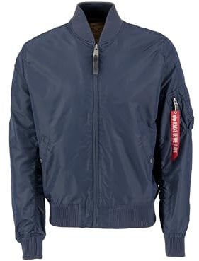Alpha Industries Herren Jacke Ma-1 TT, Blau (Rep.Blue 07), Large