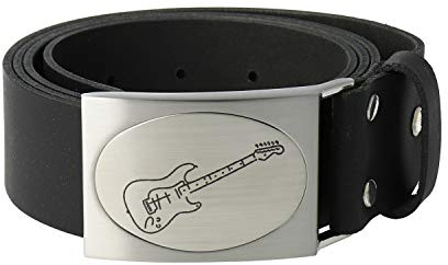 Ledergürtel E-Gitarre schönes Geschenk für Gitarristen