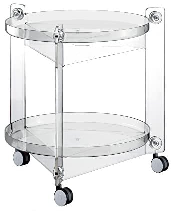 Guzzini - Home, Servierwagen Massoni - Transparent, 66 x 63,5 cm - 01150100