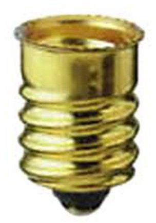 KOR Adapter 10 Pack, E14 auf E12 Candelabra Basis, Gold