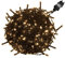 VOLTRONIC LED Lichterkette, IP44, Modell- und Farbwahl, 100 LEDs, Grünes Kabel, warmweiß