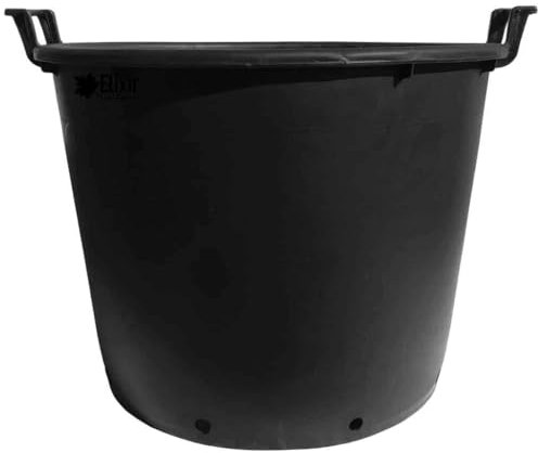 Elixir Gardens 2 x 130 Litre | Large Plastic Outdoor Plant Pot With Handles | 35L, 50L, 75L, 90L, 110L & 130L Tree, Shrub & Garden Tubs/Containers | 1-10 Quantities Available