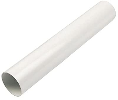 Floplast 40mm White Polypropylene Pipe 3m
