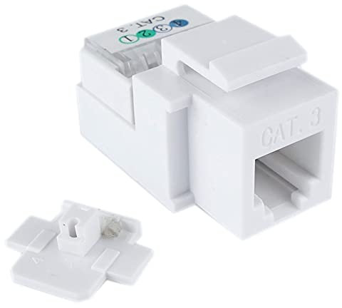 BeMatik - Telefon Keystone RJ11 6P4C weibliche Modell TB110 Kategorie 3-B