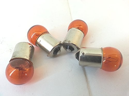 KIT 4 LAMPADINE 12v-10w ARANCIO frecce BA15S