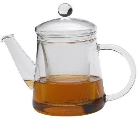 Trendglas Jena Teekanne Puck mit Glasfilter, 0,4 Liter