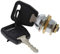 Canopy Lock Chrome Plated c/w 2 Keys