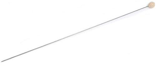 Zimmerstutzen Reinigungsset für Kaliber 4 mm mit Edelstahlstab und Holzgriff