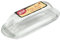 Tablecraft H124 Butter Dish, Glass, Clear