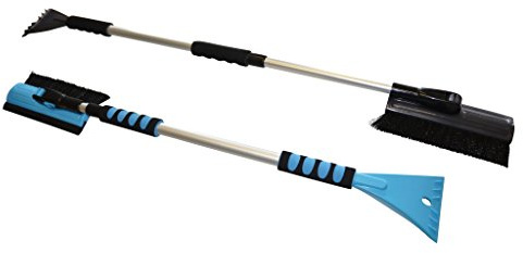 IWH 886503 88650 Eisschaber mit Schneebesen Teleskop 122 cm