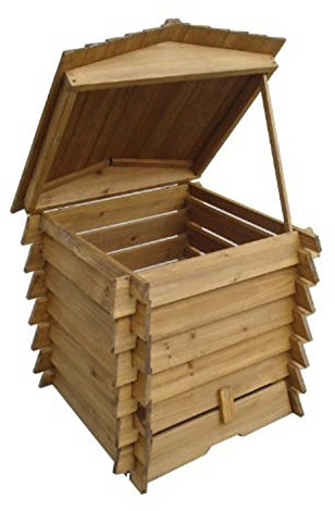 Wooden Beehive Composter - 328 Liter Capacity