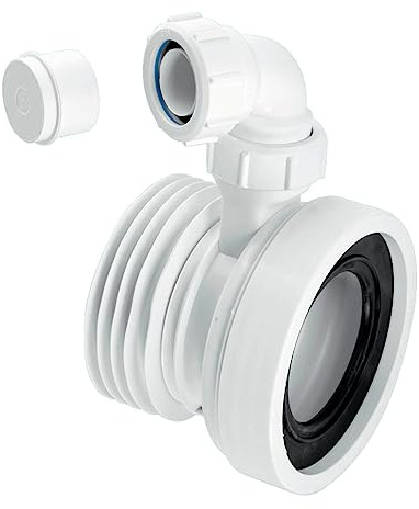 McAlpine WC-CON1V 4/110mm Straight Rigid WC Pan Connector with
