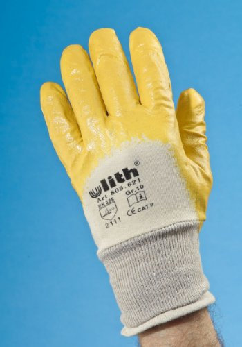 Ulith 12x Nitril Arbeitshandschuhe Größe: 10 Farbe: gelb