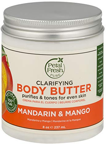 Body Butter, Pflegende, Mandarin Mango, 8 oz (237 ml) - Petal Frische