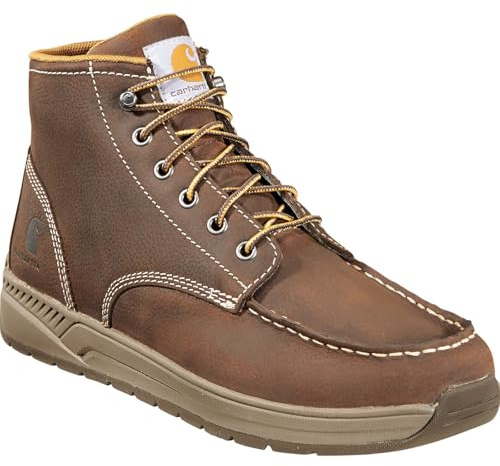 Carhartt Men's CMX4023 Lightweight Wedge Moc Toe Chukka, Brown, 9 M US