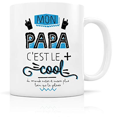 Le mug mon papa c'est le plus cool - Label'tour