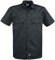 Dickies Men's Short Sleeve Work Workwear Shirt, Black, L