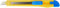 DONAU 7945001-99 - Taglierino in plastica con blocco di sicurezza, 9 mm, colore: Blu/Giallo