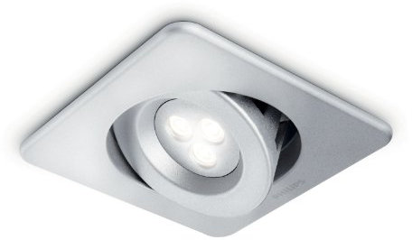 Philips – 598503116 – Ixion Einbau LED – 7,5 W, Aluminium, metallic 7.5 wattsW