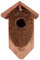 Esschert Design 5 Stück Nistkasten, Vogelhaus mit Kokoshöhle, ca. 15,2 cm x 10,2 cm x 26,2 cm