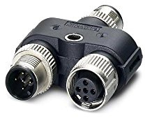 Phoenix Contact M12 Rundsteckverbinder Stecker, Buchse