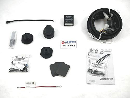 Westfalia Elektrosatz 13-polig und fahrzeugspezifisch für Hyundai IX 35 (BJ 03/2010-09/2015), Hyundai Tucson (BJ 07/2015-06/2018)