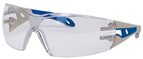Uvex Pheos Schutzbrille - Supravision Excellence - Transparent/Grau-Blau