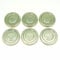 Le Parfait 1361 Lot de 6 Couvercles Familia Wiss en Acier Orange 110 mm