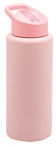 Smash Stainless Steel Reusable 1 litre water bottle - Peach