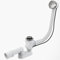 Baignoire Baignoire à partir de trop-plein Longueur 1200 mm Métal automatique avec câble Bowden Bonde vidage baignoire Siphon
