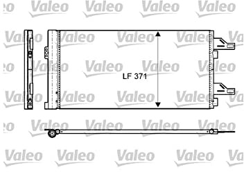 Valeo Kondensator, Klimaanlage 814085 | Kompatibel mit: CITROËN JUMPER II Bus, JUMPER II Kasten, JUMPER II Pritsche/Fahrgestell, FIAT DUCATO Bus, DUCATO Kasten