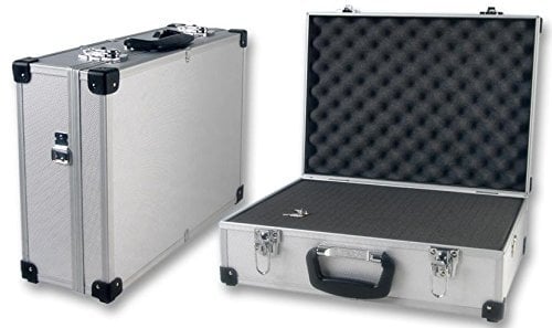Duratool D01818 Silver ABS and Aluminium Photography Case - 450x325x155mm
