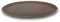 Lacor 69168 Plateau Ovale Anti Dérapant en Fibre 56X68, Brown