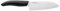 KYOCERA Cuchillo de cerámica, cuchillo Santoku, hoja 14 cm, hoja de cerámica de circonio, pulida a mano, extremadamente afilada, apto para lavavajillas, FK-140 WH-BK
