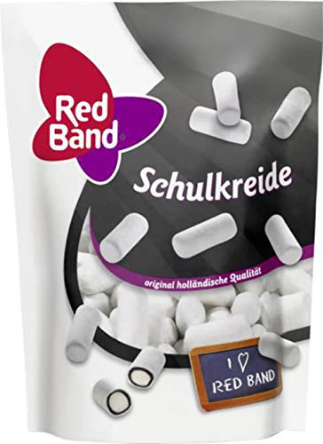 Red Band Schulkreide, Lakritzkonfekt, Süßigkeit, Stehbeutel, 175g