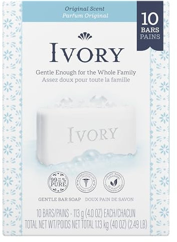 Ivory Original 10-Count: Bath Size Bars (4 Oz), 38.8 Ounce by Ivory