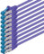 5m - CAT6a - network cable purple - 10 pieces CAT 6 A patch cable 10000 Mbit s SFTP PIMF 500 MHz compatible with CAT5 CAT6 CAT7 DSL Internet Switch Router