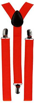 Oblique Unique Hosenträger verstellbar (Neon Orange)
