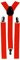 Oblique Unique Hosenträger verstellbar (Neon Orange)