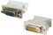 REY Adaptateur vidéo DVI-D mâle 24+1 vers VGA Femelle 15 Broches, connecteur convertisseur