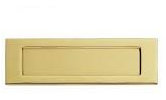 Classical External Door Furniture Plain Letter Plate - Finish - Polished Brass(PB)