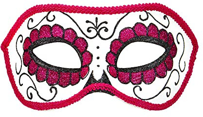 W WIDMANN MILANO Party Fashion - Maske Dia de Los Muertos, Augenmaske, Day of the Dead, Mexiko, Fasching, Halloween
