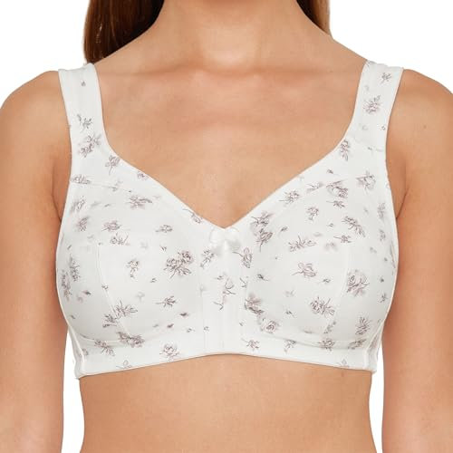 Susa Damen Susa damesbeha zonder beugel 8001 B gelloser BH, Mehrfarbig (Champagner Bedruckt 224), 120B EU