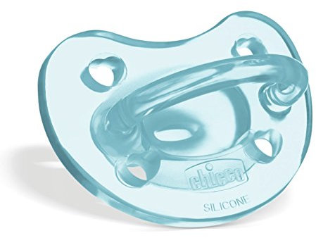 Chicco PhysioForma Ciuccio in Silicone 16-36 Mesi, 1 Pezzo - Gommotto Morbido e Delicato, Supporta la Respirazione Fisiologica e Favorisce il Corretto Sviluppo della Bocca, Colori Assortiti, Azzuro