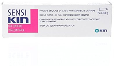 Sensi Kin Zahnpasta 75 ml ~ Relief für empfindliche Zähne, Kaliumnitrat + Fluorid