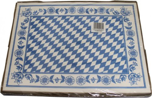 Duni 100 Tischsets Bayrisch Blau 30cm x 40cm